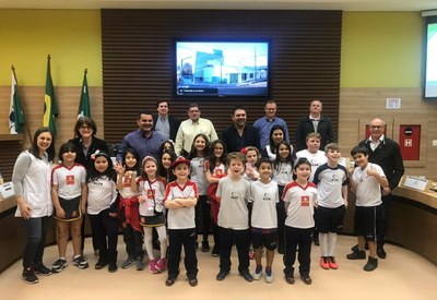 Visita alunos Colégio Alfa Águia 1