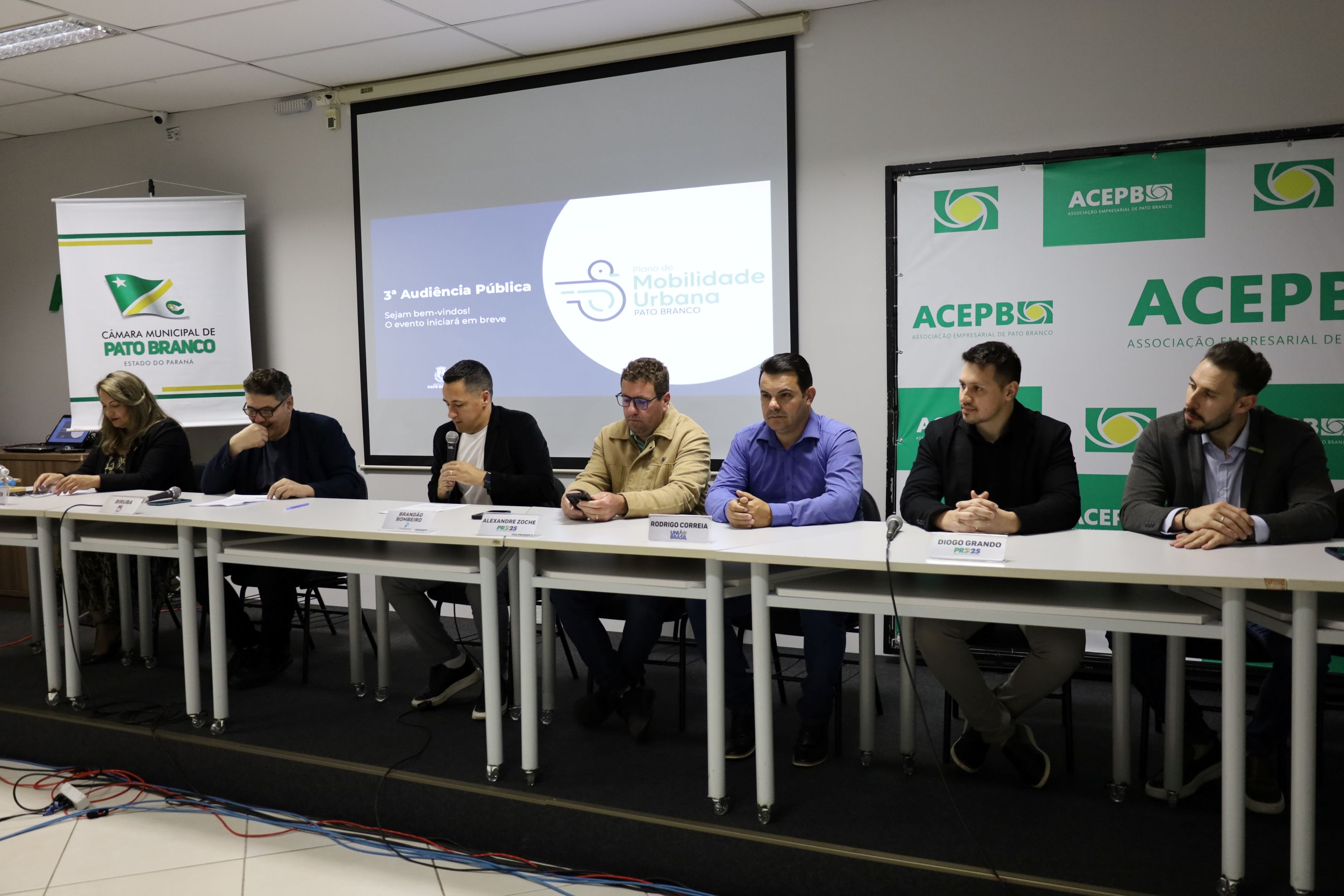 Câmara de Pato Branco realizou primeiras Audiências Públicas para debater Plano de Mobilidade Urbana