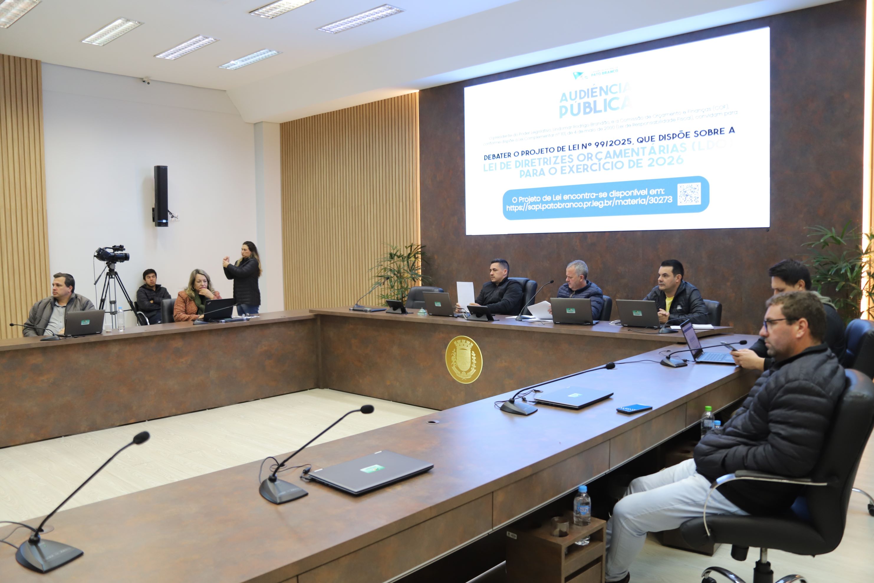 Câmara de Vereadores realiza Audiência Pública para debater LDO de 2026