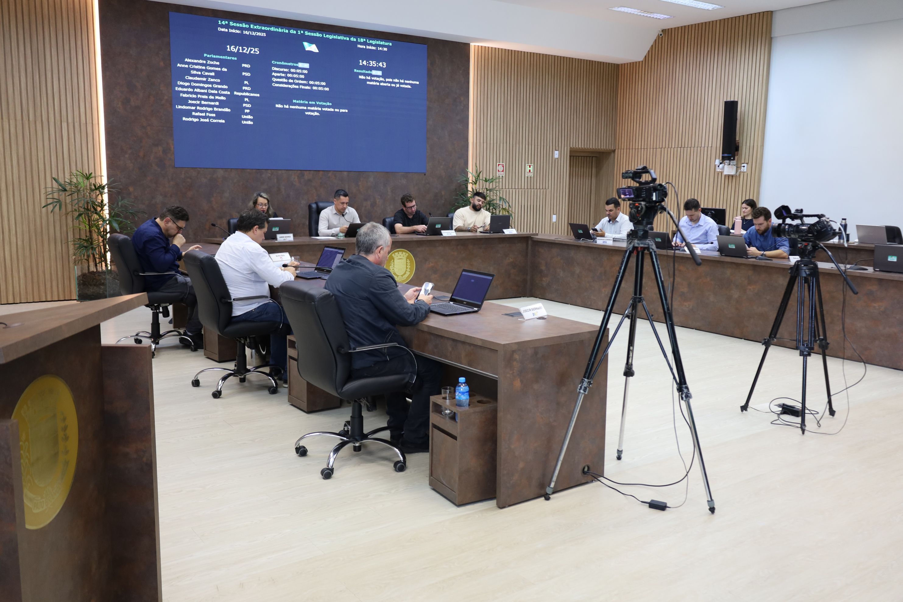 Em Sessão Extraordinária vereadores aprovaram a Lei Orçamentária Anual – LOA 2026 