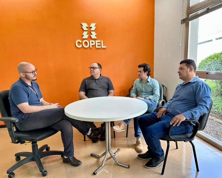 Gerente local da Copel recebe membros da Mesa Diretora 