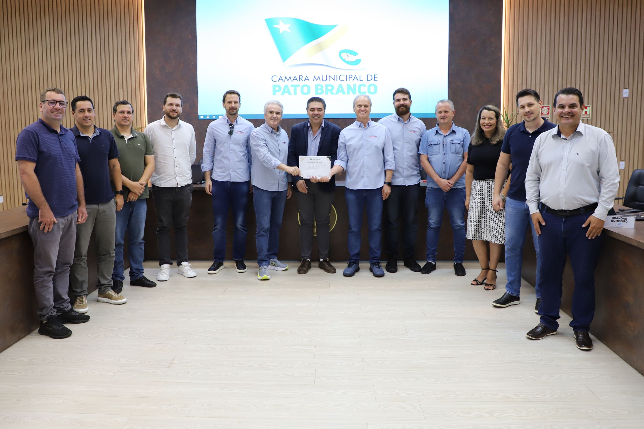 Grupo Bianchi recebeu Moção de Aplauso pelos 65 anos de história em Pato Branco