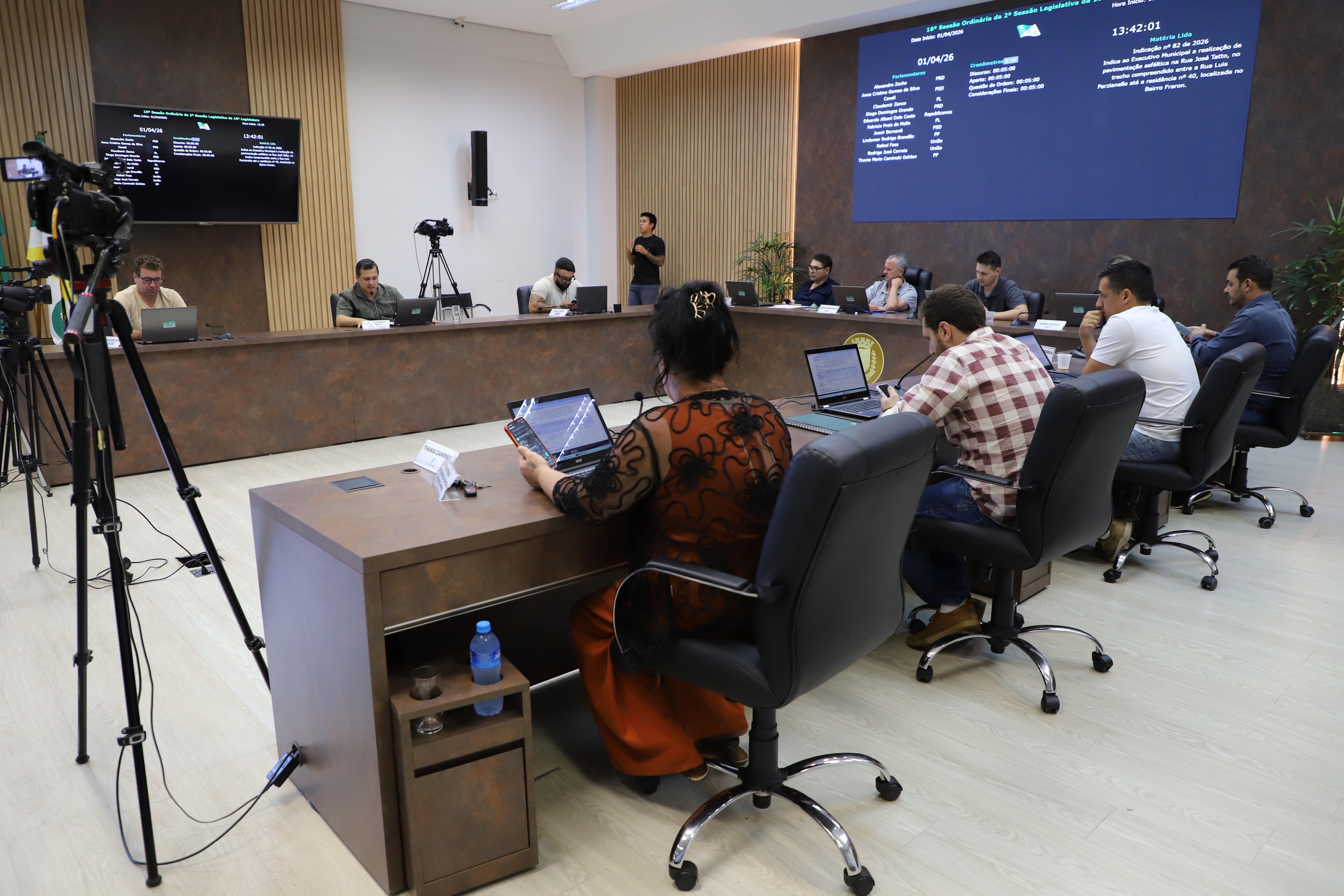 Legislativo de Pato Branco debate propostas e aprova requerimentos em diversas áreas