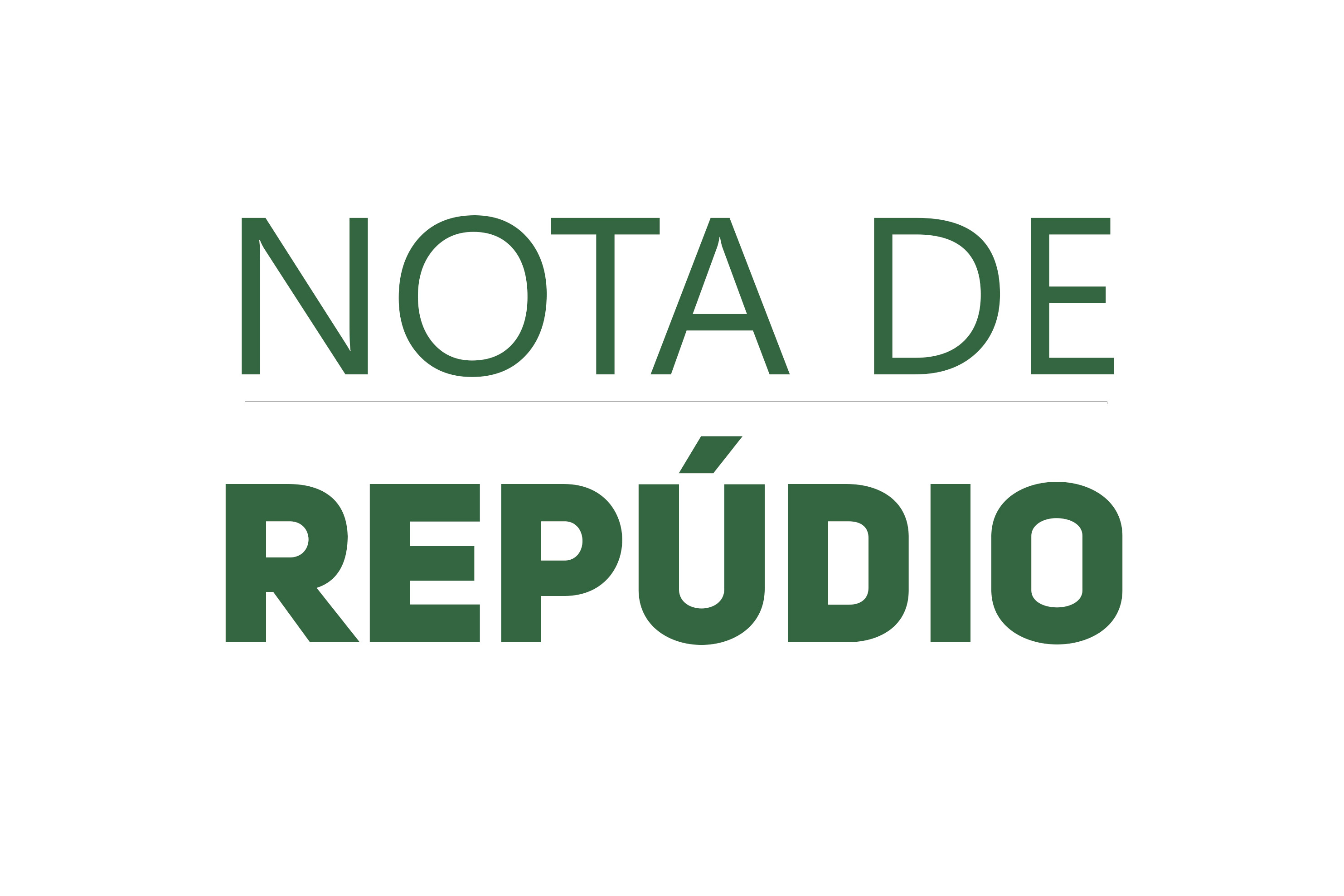 NOTA DE REPÚDIO