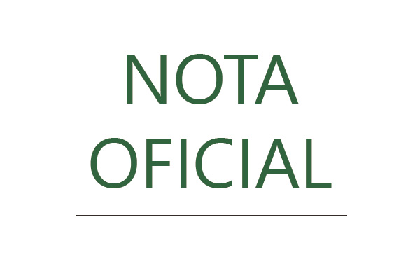 NOTA OFICIAL