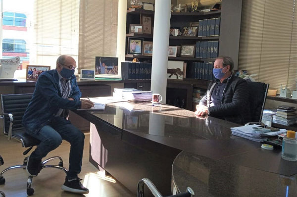 Presidente faz visita institucional ao chefe do Poder Executivo