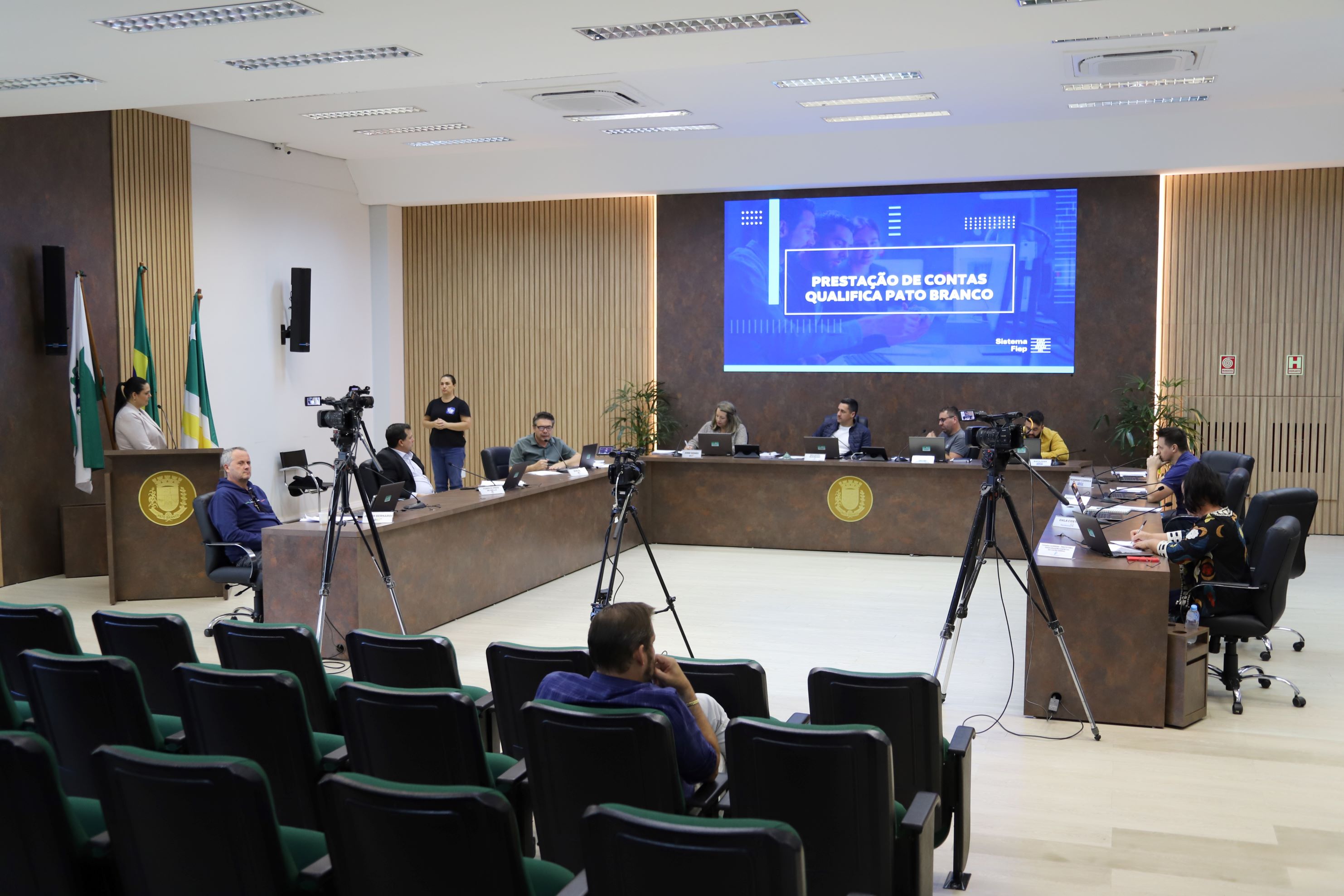 Representantes do Serviço Nacional de Aprendizagem Industrial (SENAI) falaram sobre o “Programa Qualifica Pato Branco”