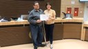 Rotary entrega certificado para a Câmara por participação em campanha contra a pólio