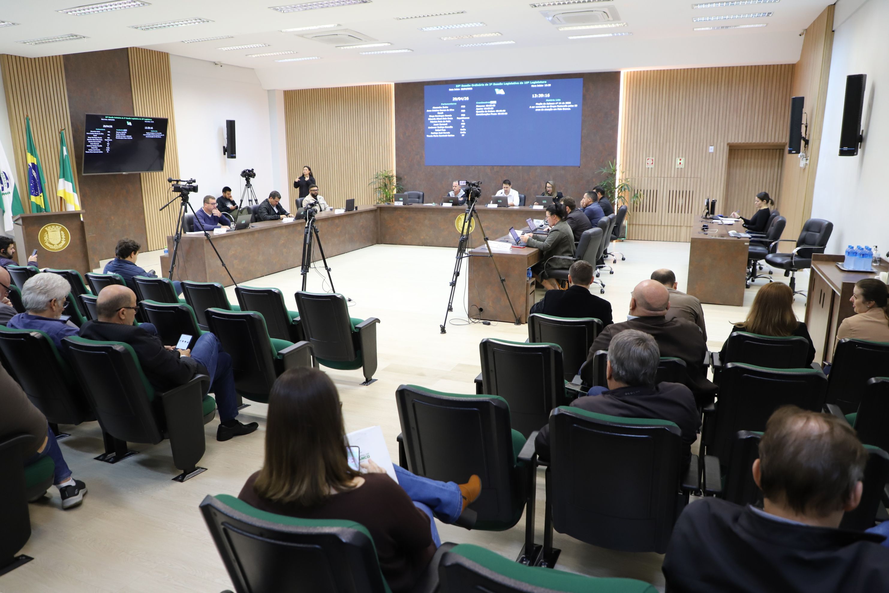 Sessão da Câmara registra novos projetos e demandas da comunidade