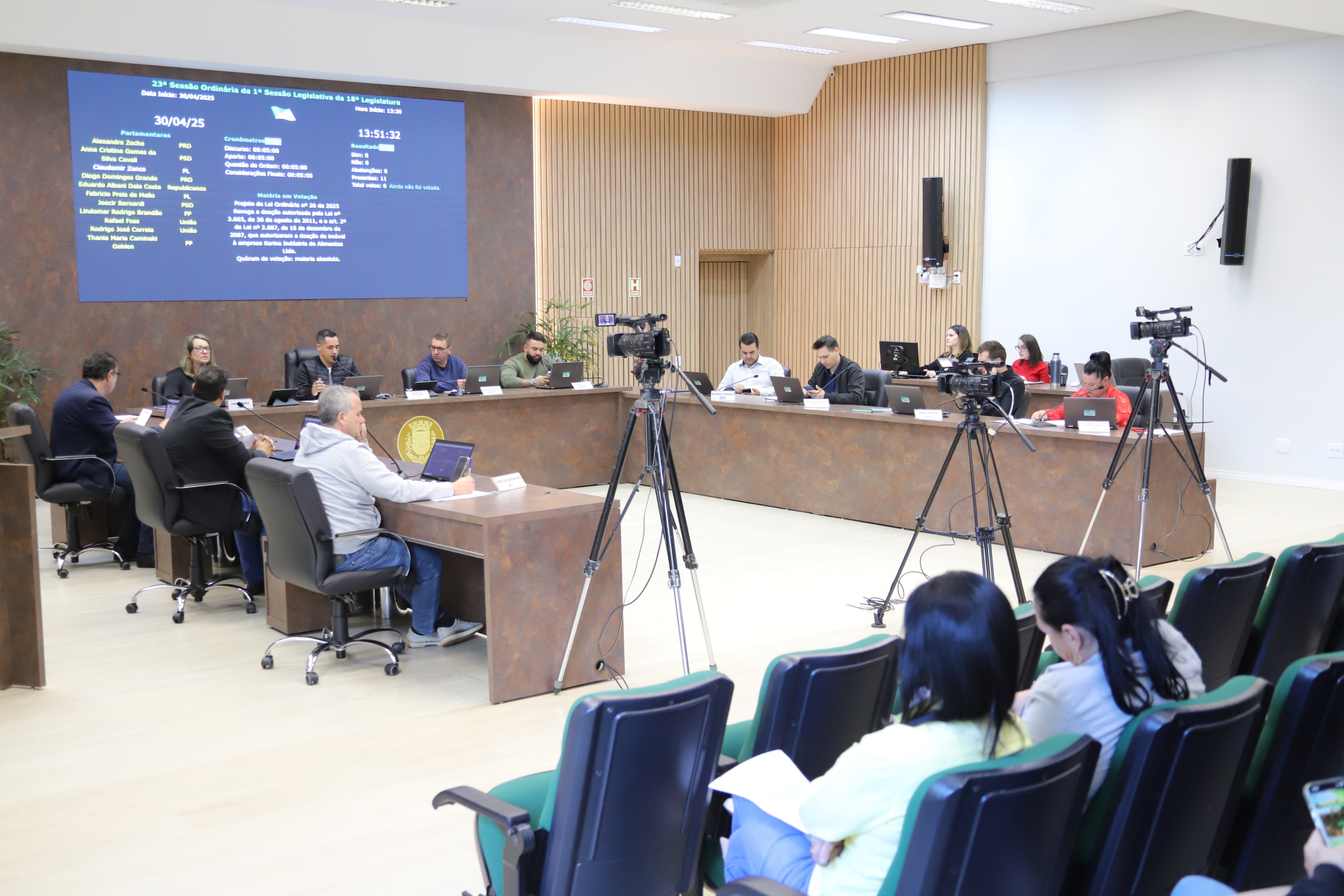 Vereadores aprovam projetos em segundas votações