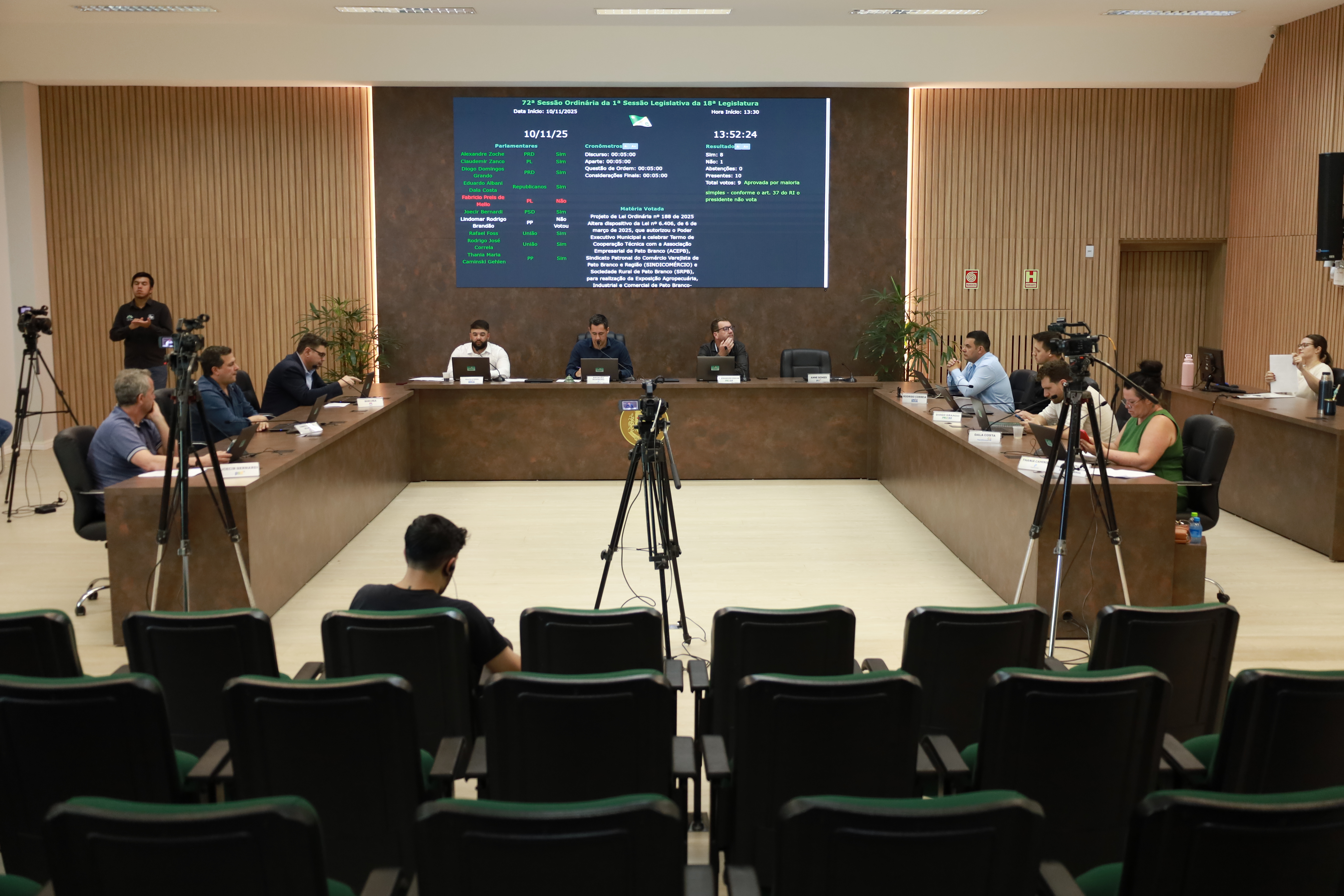 Vereadores aprovam projetos sobre educação, cultura e infraestrutura durante Sessão Ordinária