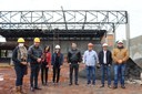 Vereadores realizam visita à obra do novo Centro Regional de Eventos 